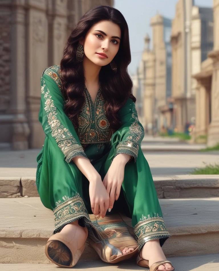 An assortment of casual wear laid out on a soft surface.