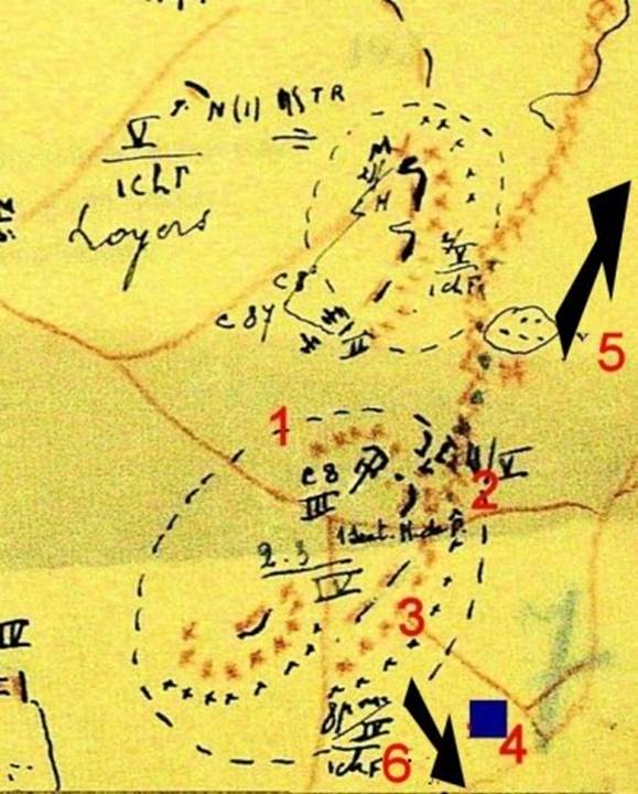 Le point d'appui C à Loyers