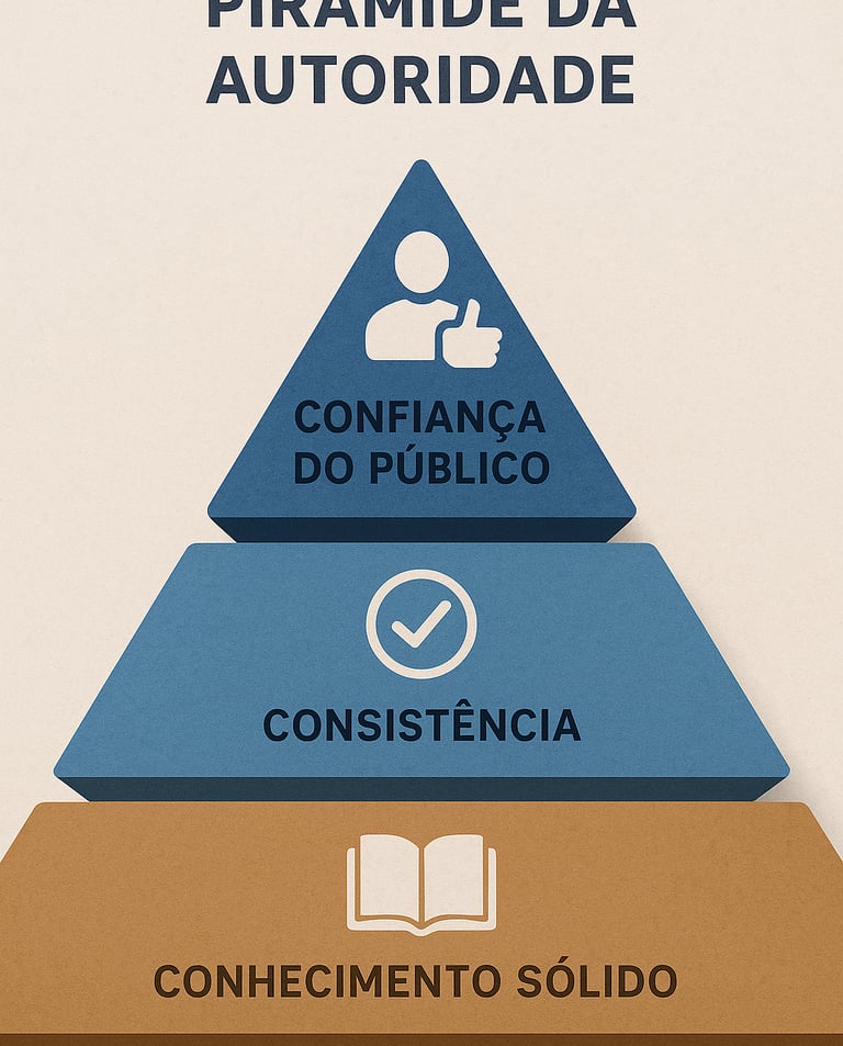 Pirâmide-autoridade-elementos-base-Conhecimento-Sólido-meio-Consistência-e-topo-Confiança-do-Público