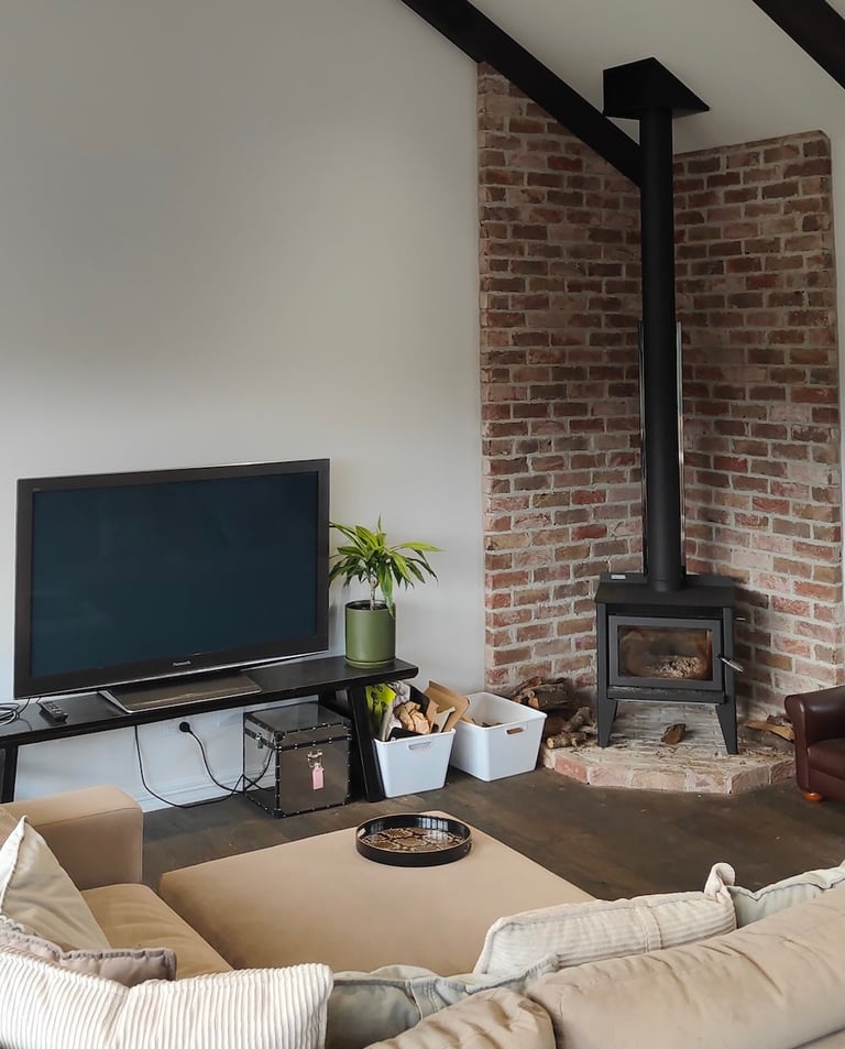 Living room Mangawhai new build - CHR Builders