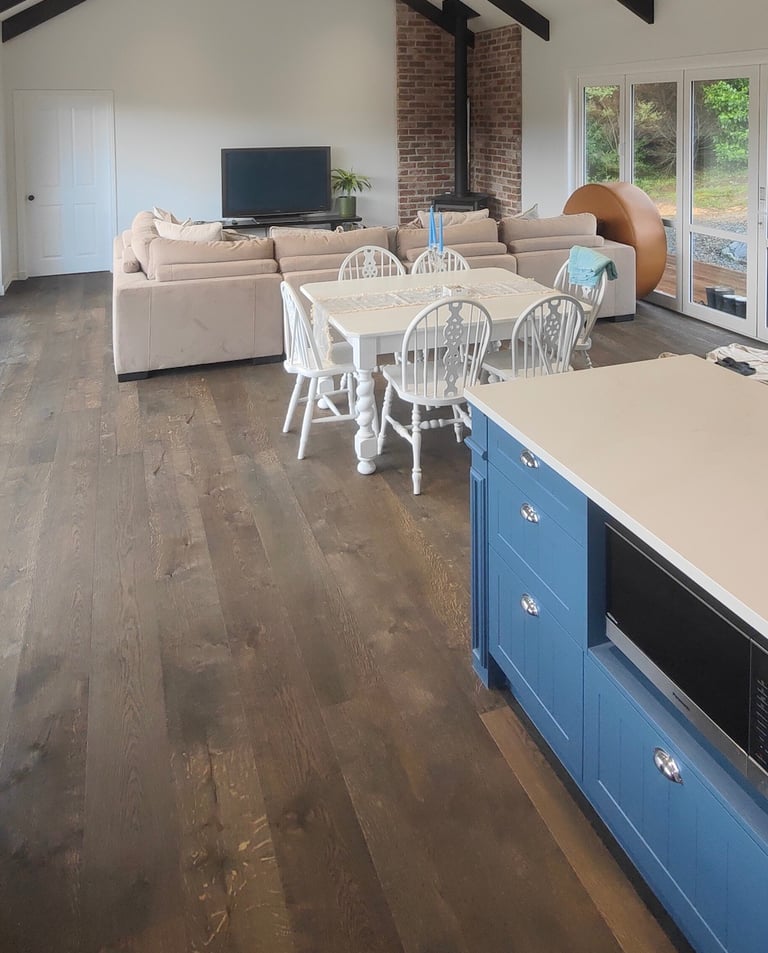 Spioenkop Mangawhai New Build - open plan living - CHR Builders