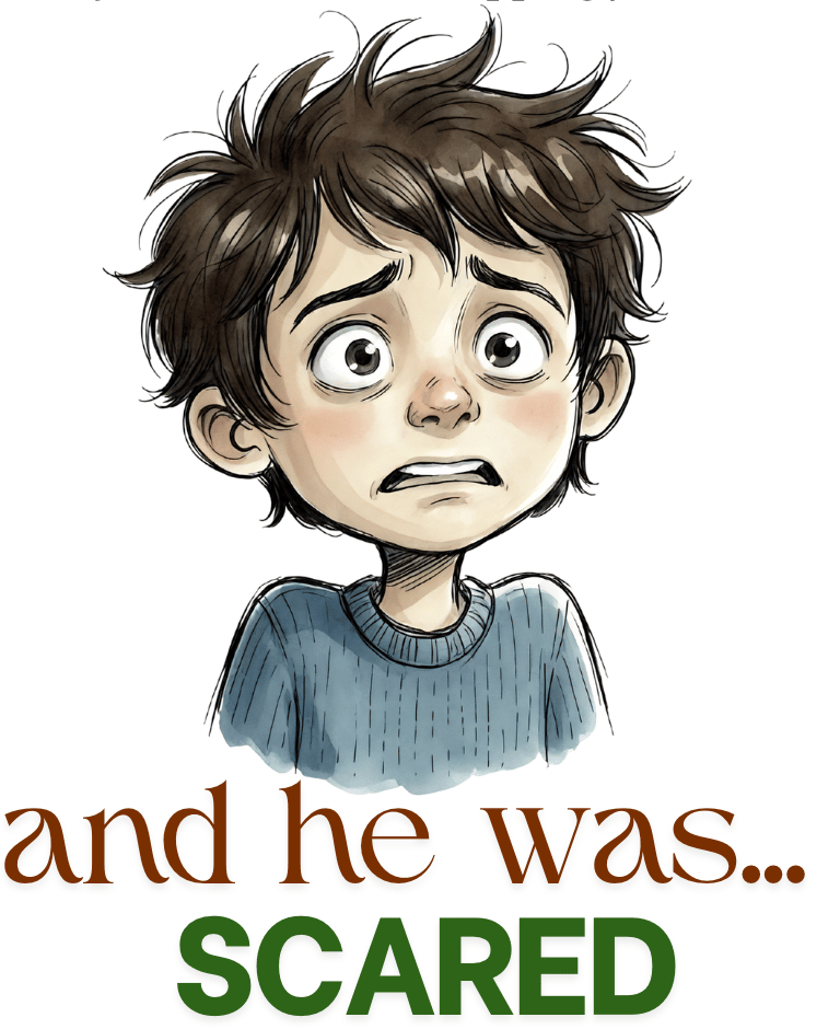 Illustration - The Brown Dog of the Green Glen showing emotional learning neurodivergent children