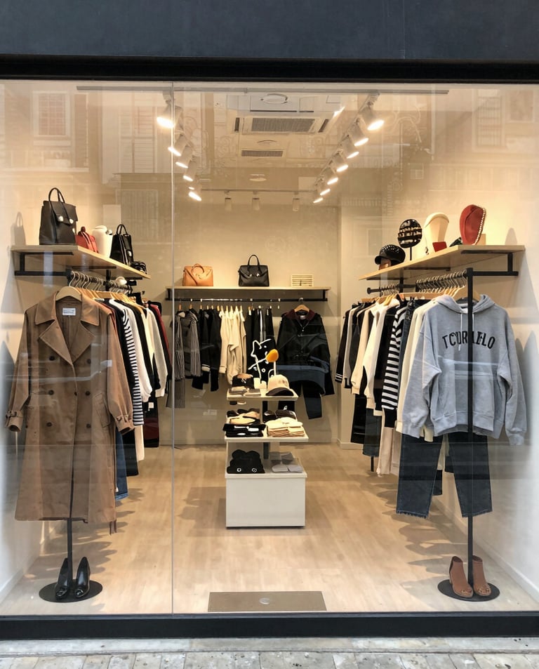 Assorted buttons and flowers arranged artistically on black velvet