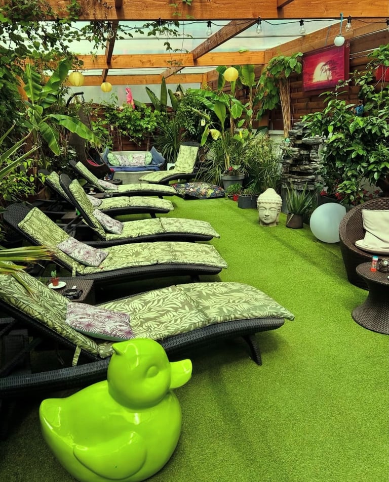 La Bulle Sauna La terrasse