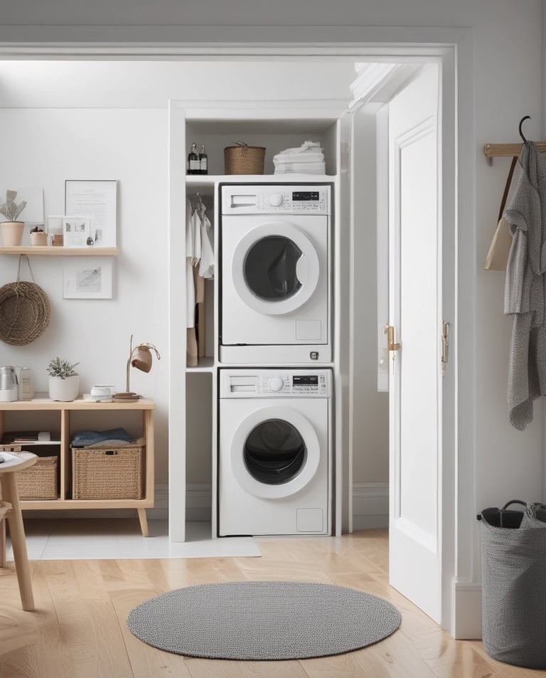An elegant built-in oven with modern features.