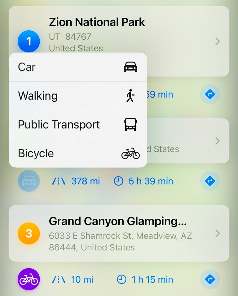 multi modal transportation mode