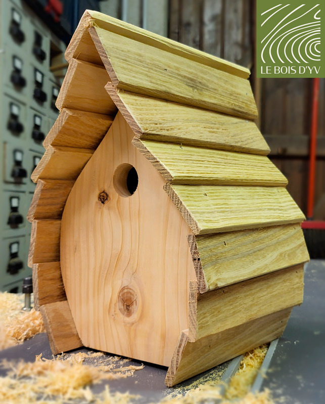 nichoir elfe en robinier et douglas