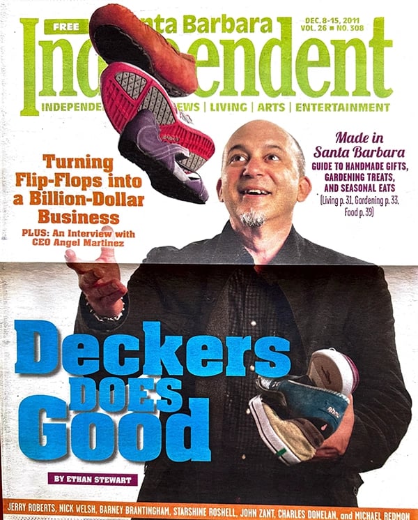Cover of the Santa Barbara Independent from December 8, 2011.