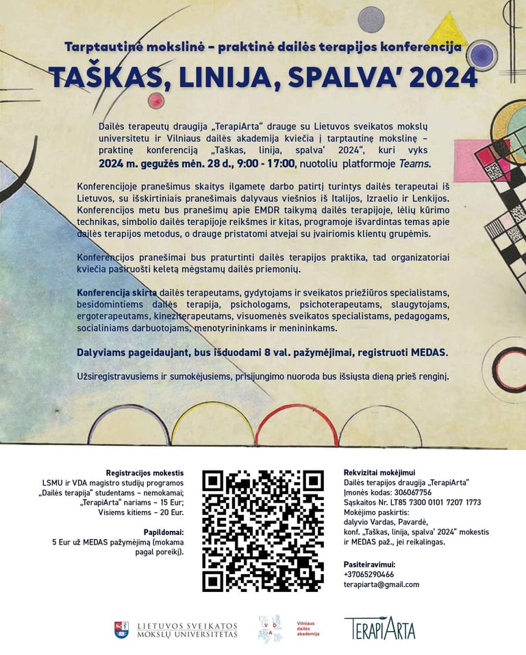 konferencija Taškas linija spalva'24