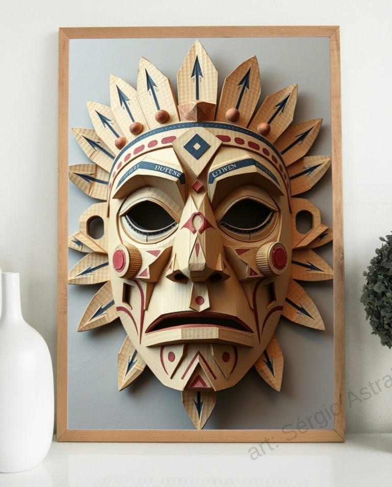 Quadro Etnias artísticas, por Sérgio Astral