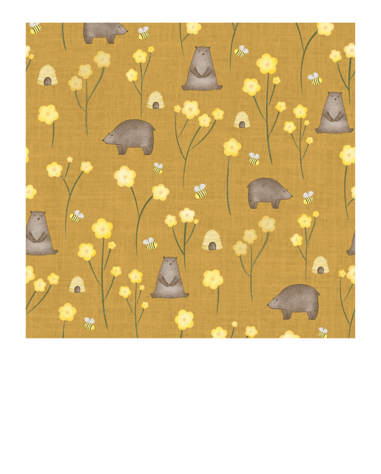 Whimsical kids nursery surface pattern designs