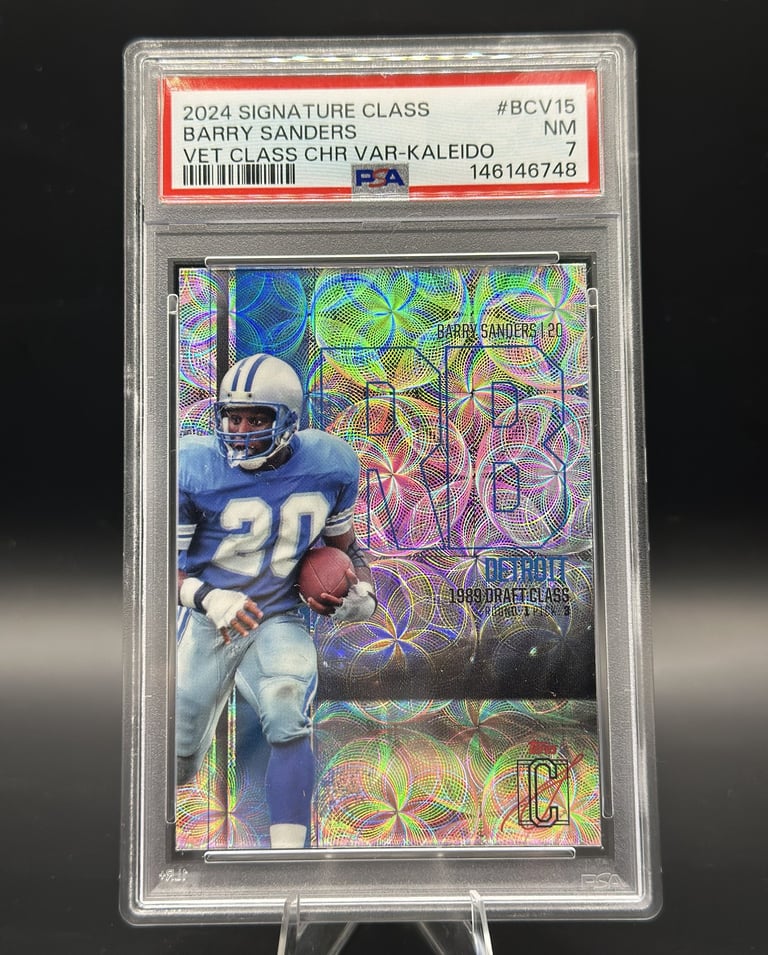 2024 Signature Class Barry Sanders Vet Class Chrome Kaleidoscope
