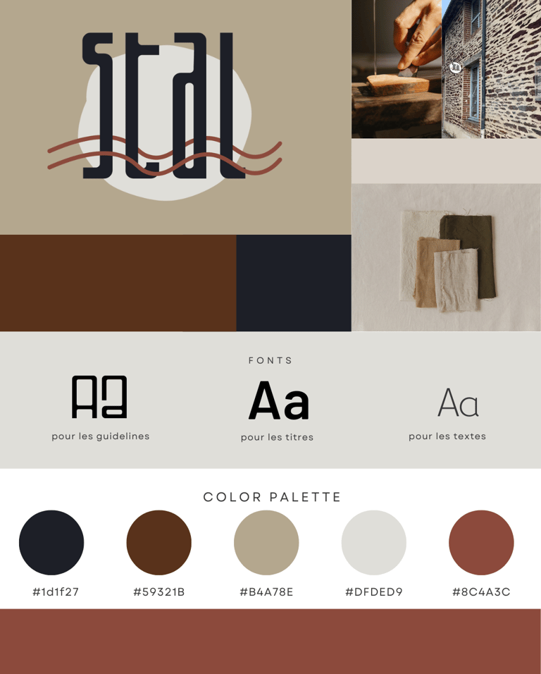 STUDIO GLAS - agencement & branding - projet Stal
