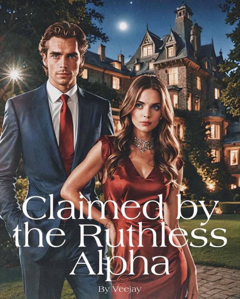 Clamied By The Ruthless Alpha - Werewolf romance novel cover by Vee Jay - VJ & BB Premium Fiction