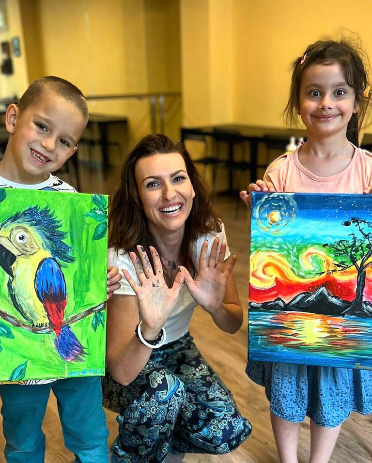 Рисуване за деца с Александра