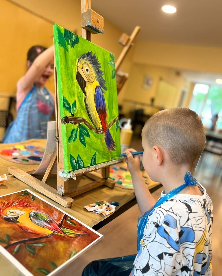 Рисуване за деца с Александра