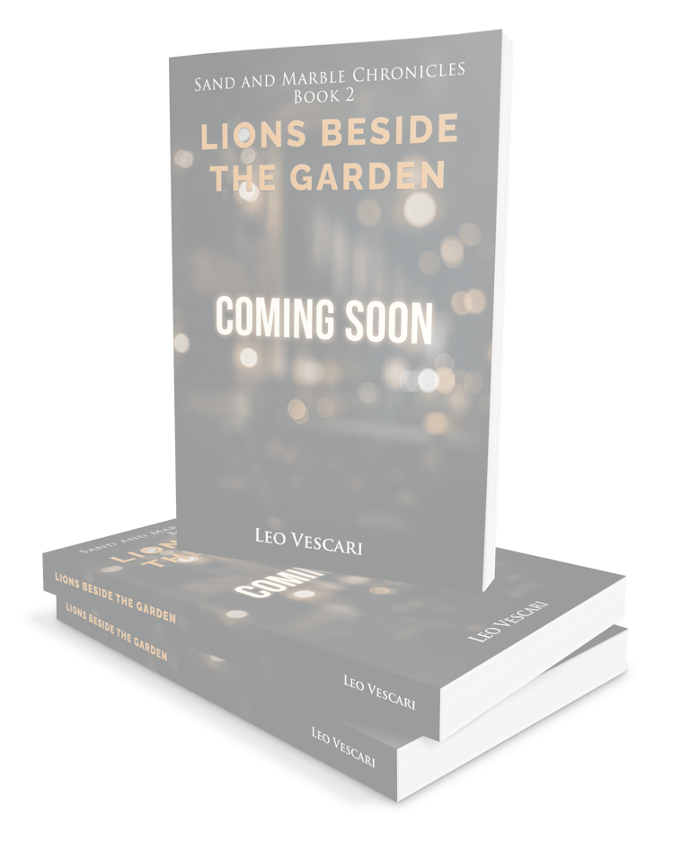 Lions Beside the Garden