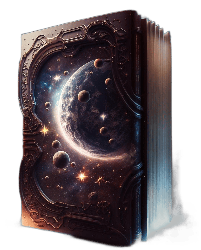 a book with a picture of a book cover