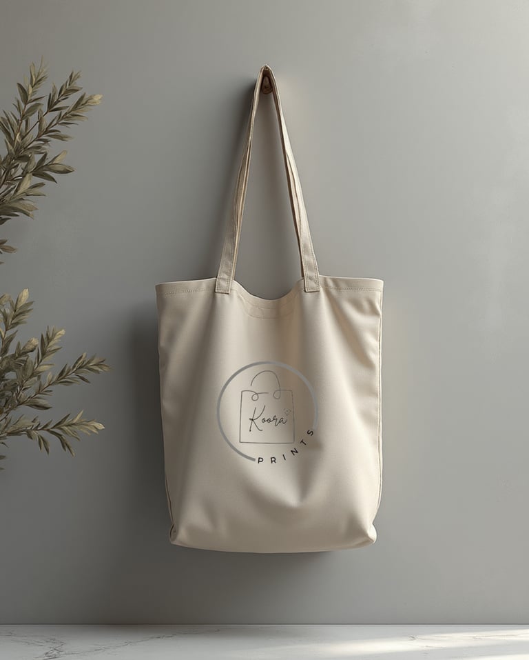 Personalized tote bags for birthday giveaways