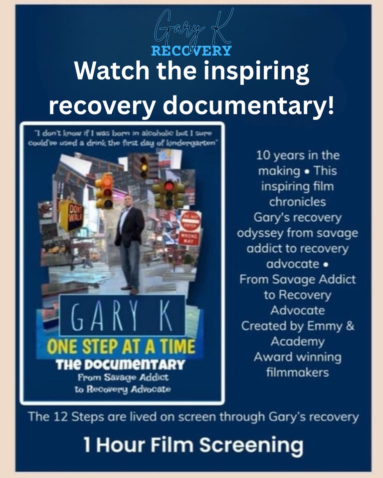 gary k one step at a time documentary flyer