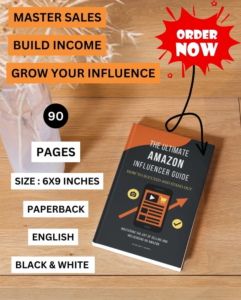 The Ultimate Amazon Influencer Guide: How to Succeed and Stand Out – Mastering the Art of Selling