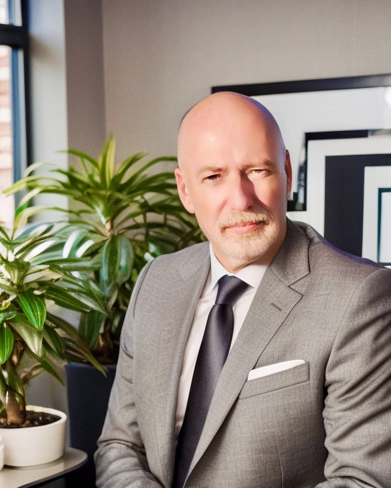 Scott Randy Gerber at his Tampa, Florida Office