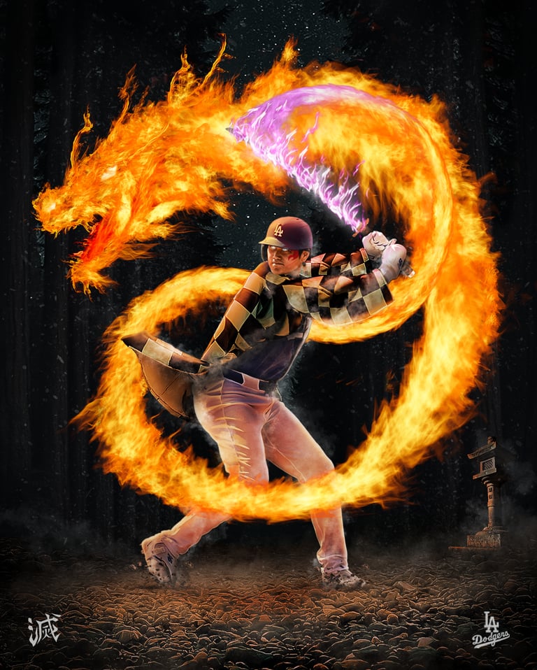 Shohei Othani x Demon Slayer