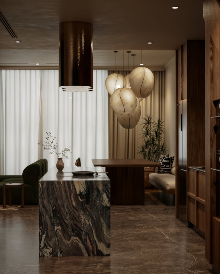 Botanica Tower Dubai Marina Apartment designed by Moori Interiors