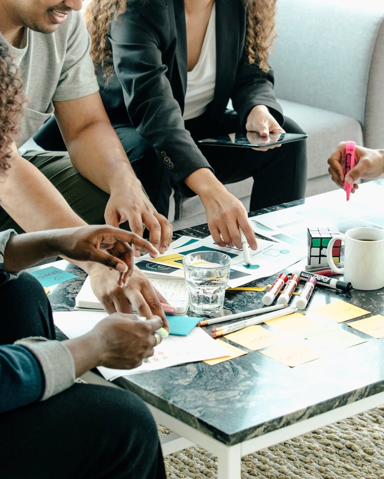 people collaborating