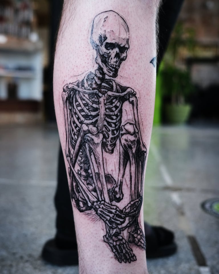 Skeleton tattoo