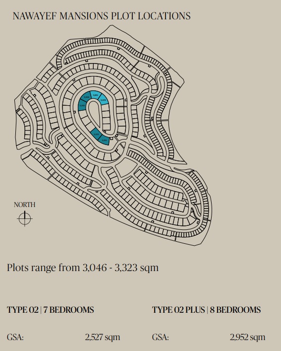 Exclusive 7-bedroom mansions in Nawayef West gated community