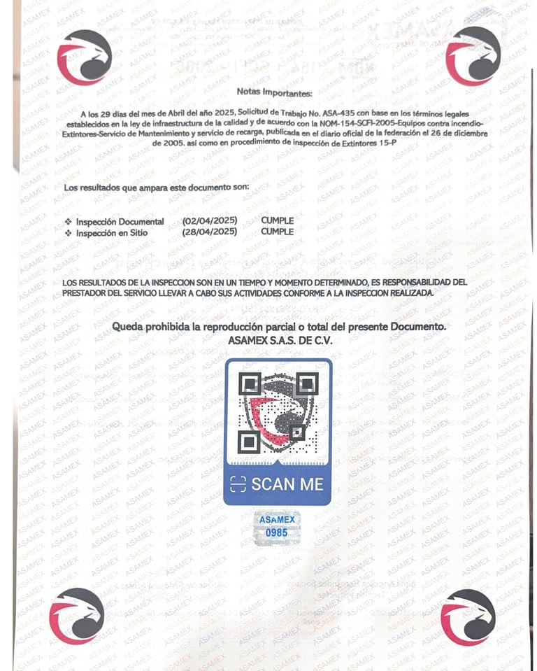 CERTIFICACION ASAMEX 2025