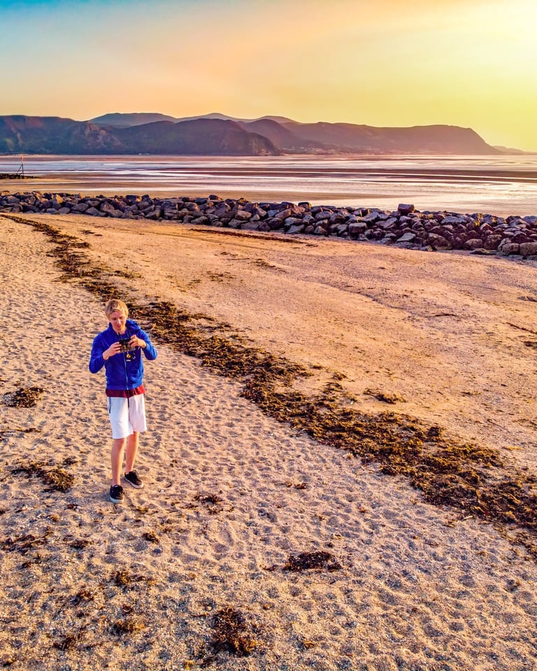 North Shore Beach,  Llandudno