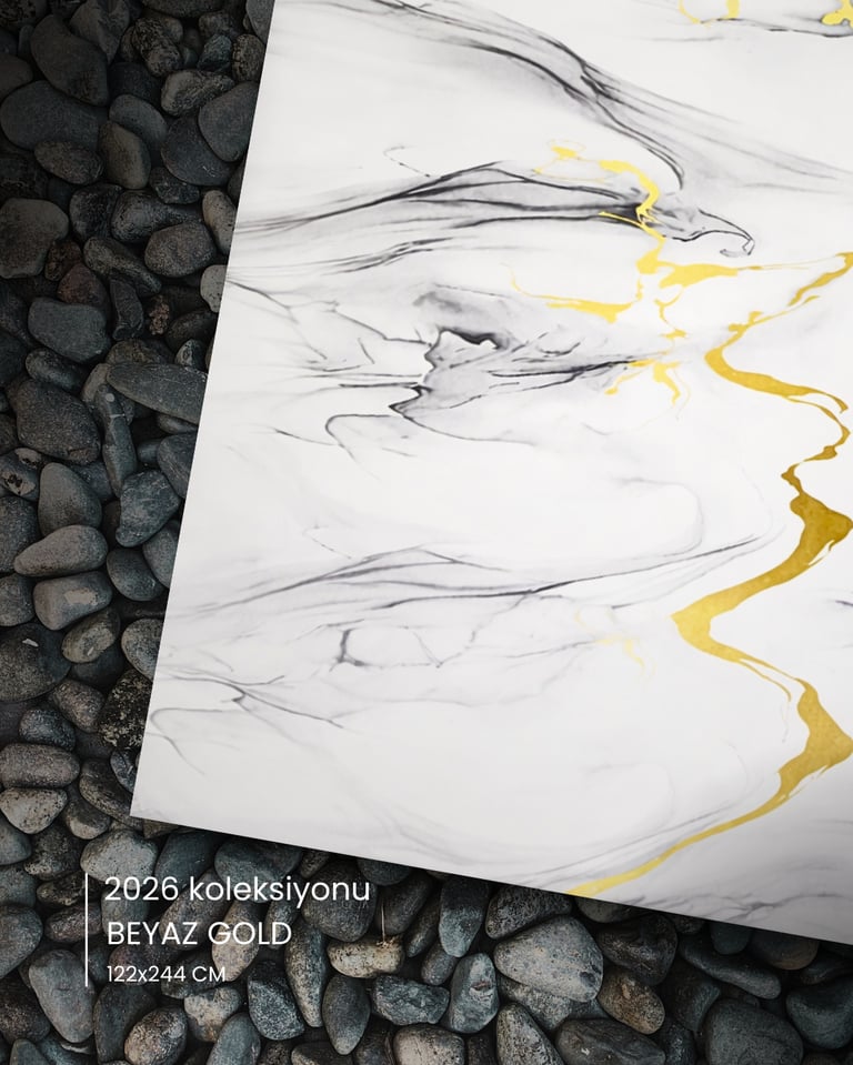 gold varaklı pvc duvar paneli