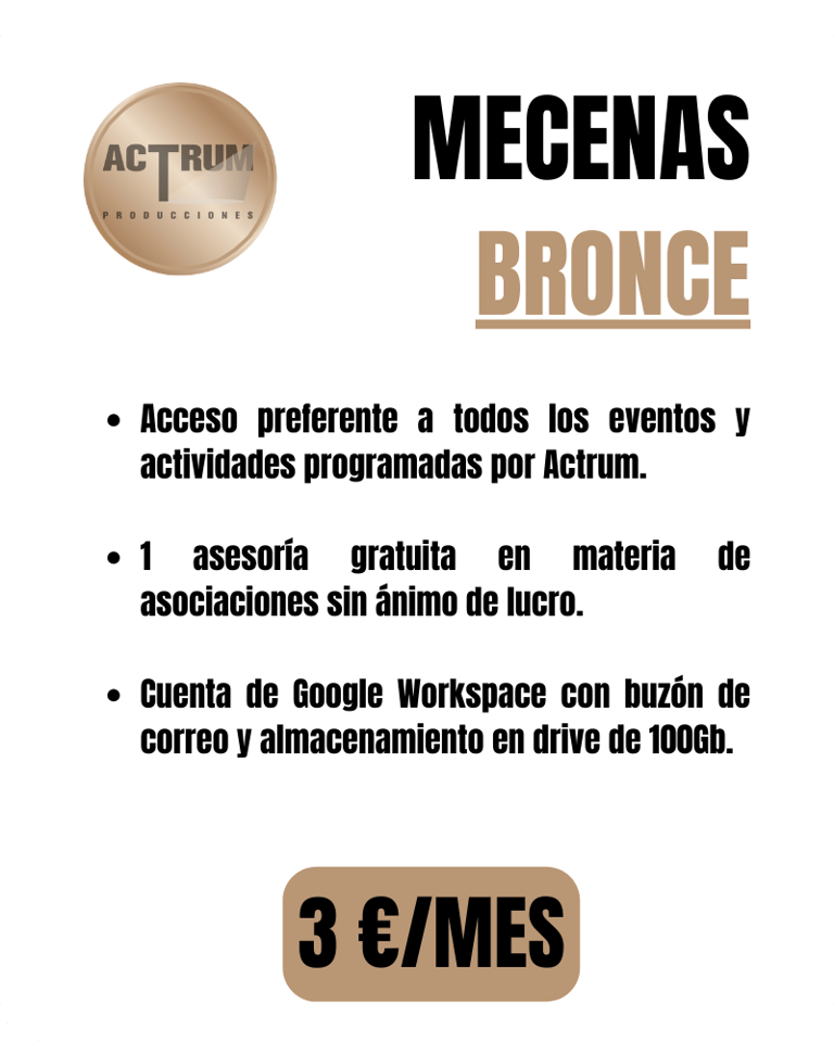 mecenas bronce actrum