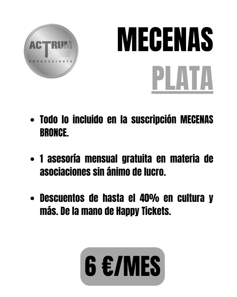 mecenas plata actrum