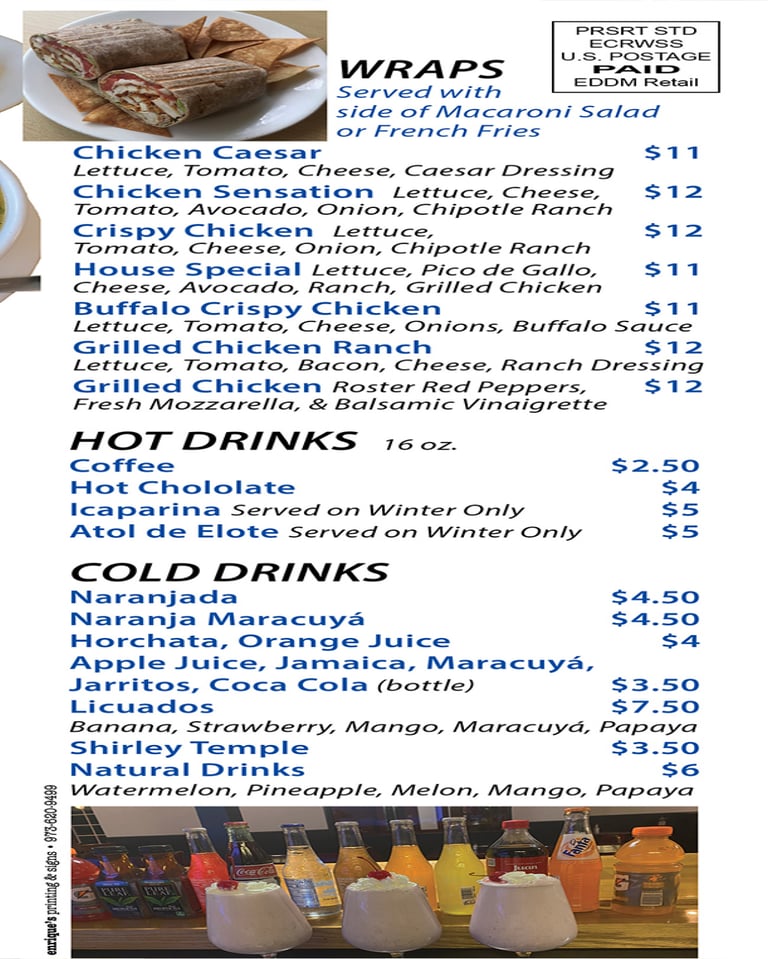 sabor latino latin mexican guatemalan food delivery byob