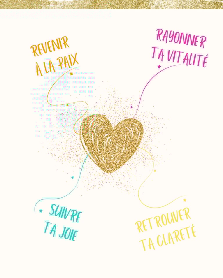 revenir a la paix, suivre ta joie, 