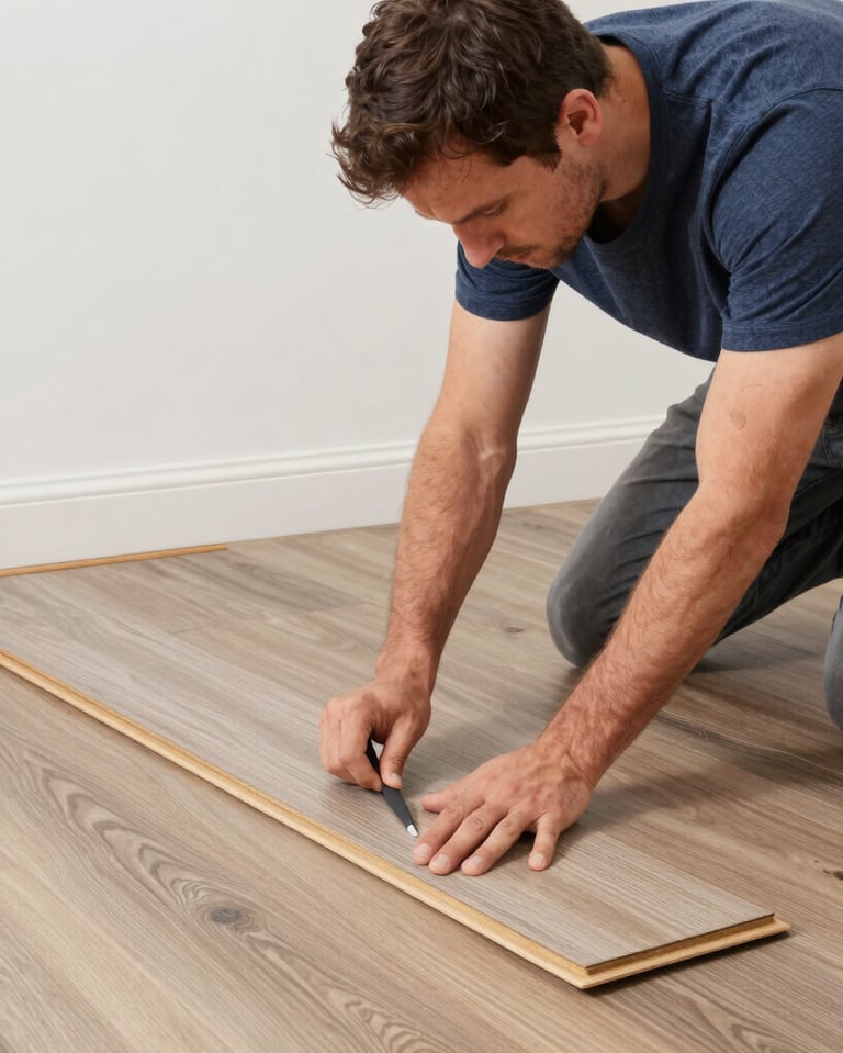 person in black pants and white and black nike sneakers standing on brown wooden floor