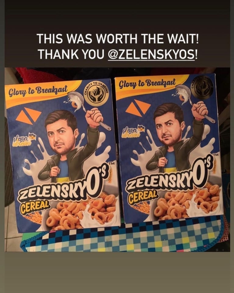 Zelenskyos cereal. ZelenskyO's Cereal. 