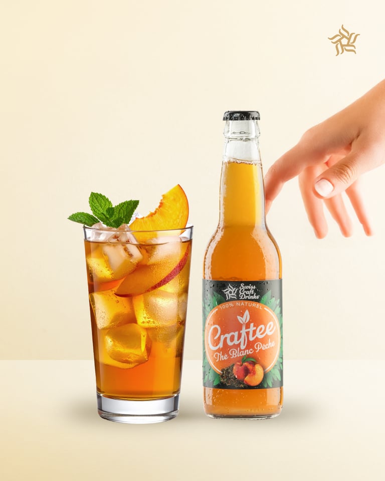 ice tea peche craftee bio