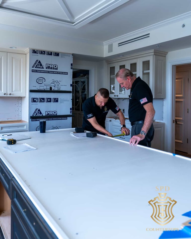 SPD Team taking mesures