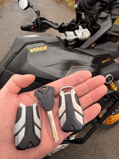 Voge DS900X spare keys