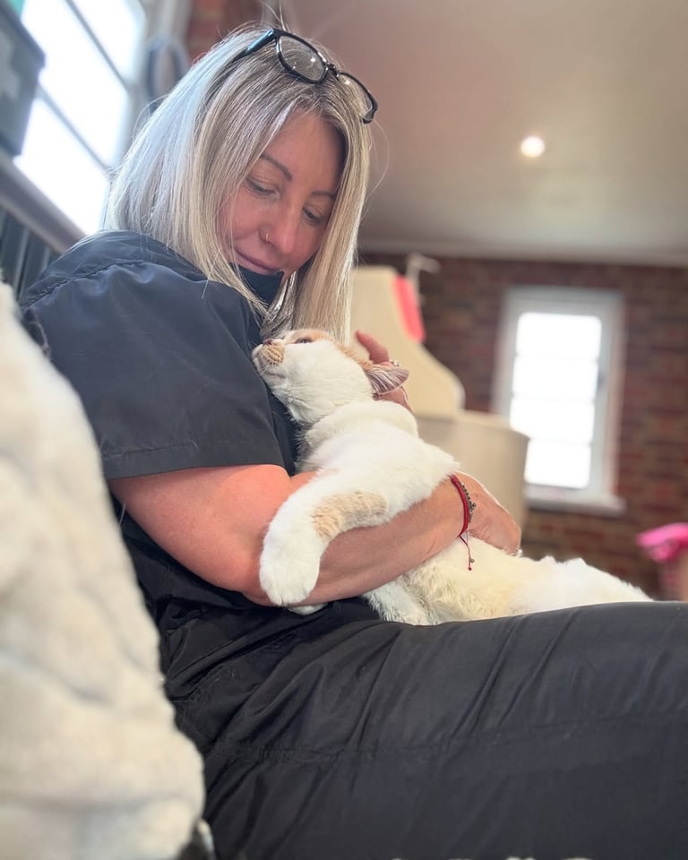 Caroline at Bentley & Bear Groomers