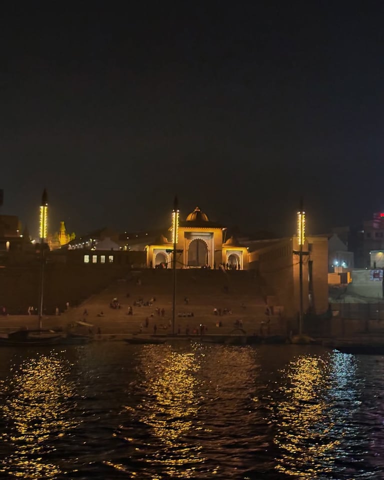 Kashi Vishwanath Corridor Boat View