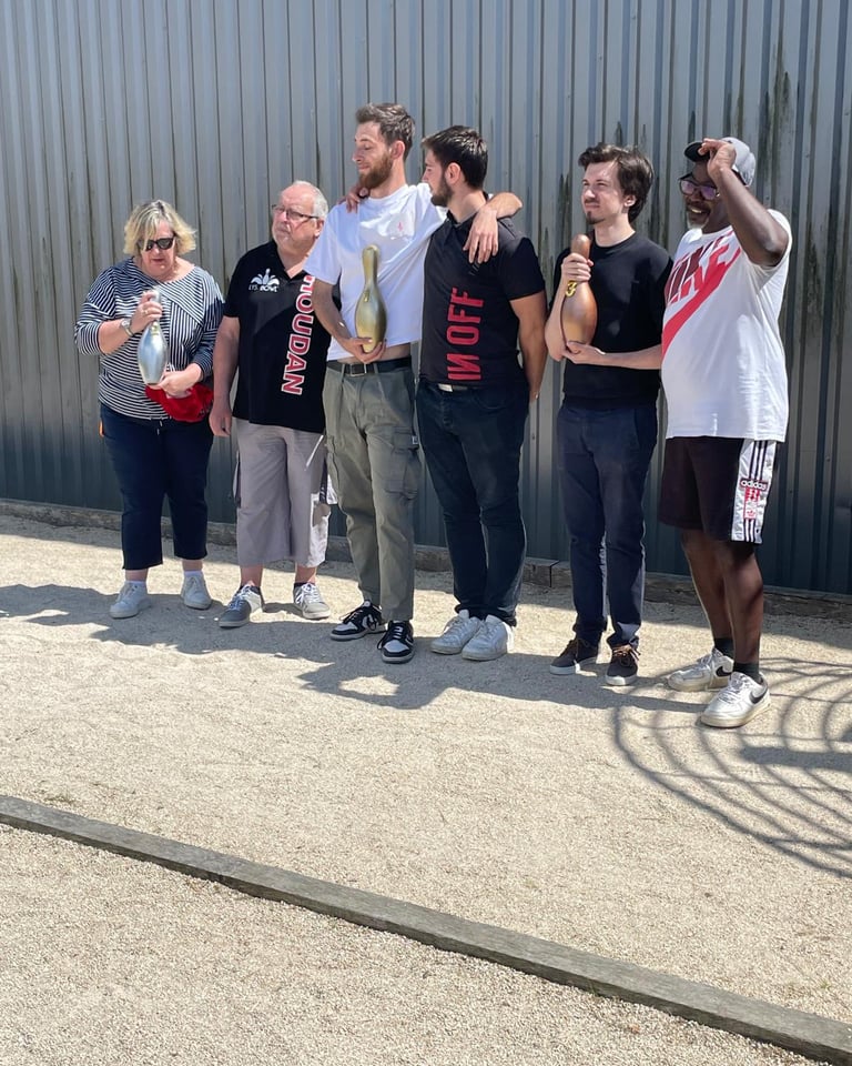 Classement du tournoi de pétanque