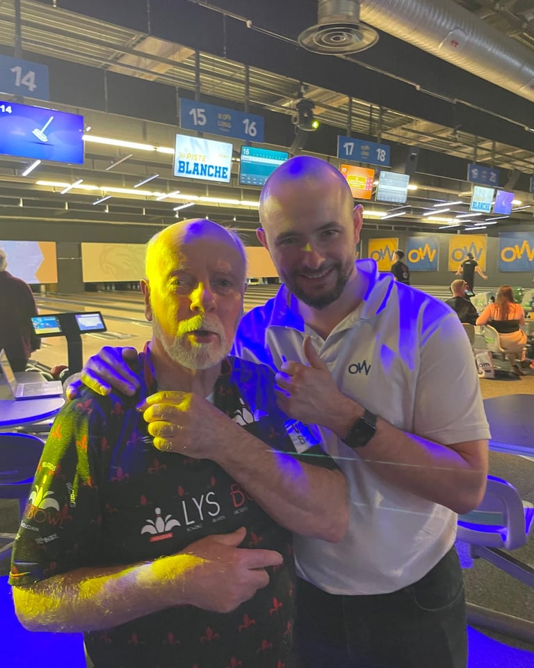 Dany avec Sébastien Henry Champion de France