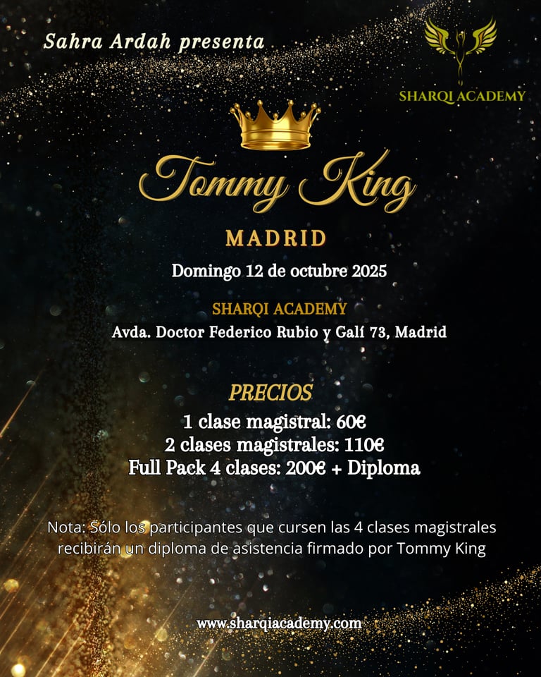 Tommy King en Madrid tabla de precios