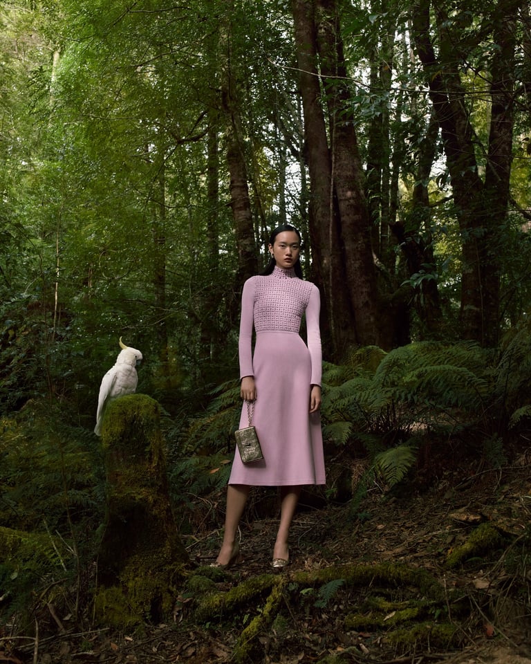 Scanlan Theodore advertising photo featuring Capone the Sulpher Crest Cockatoo