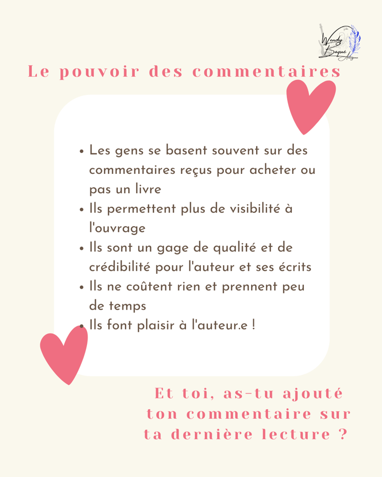 Le pouvoir des commentaires.
